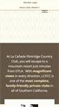 Mobile Screenshot of lcfcountryclub.com